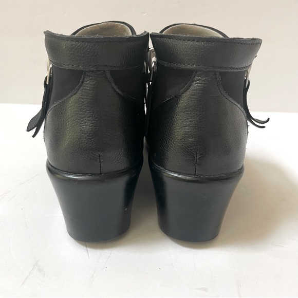 Alegria Sloan Zip Wedge Stretch Ankle Boot Size 6-6.5/EU 36 - Picture 12 of 16